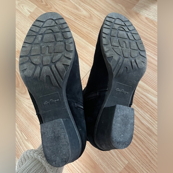 Suede black ankle boots - Picture 6 of 8